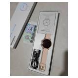 Fitpolo Smart Watch for Women,1.3\" AMOLED Touchscreen Fitness Tracker, Make/Answer Calls, Heart Rate SpO2 Monitor, IP68 Waterproof, Sleep & Activity Tracking Smartwatch for Android Phones iPhone