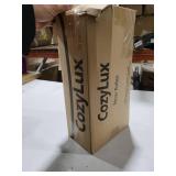 CozyLux Grayish Blue Queen Comforter Set, 3 Pieces Dusty Blue Solid Breathable Quilted Bedding Sets, Luxury Soft Fluffy Bed Set with Down Alternative Comforter All Season (1 Comforter & 2 Pillowcases)