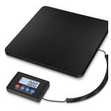 Fuzion Shipping Scale, 440LB x 10g High Accuracy Postal Scale, Hold/Tare Function, Digital Shipping Postal Scale for Packages, Postage, Luggage, Mailing, Battery & AC Adapter Included