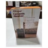 Space Heater, 1500W Electric Heaters Indoor Portable with Thermostat, PTC Fast Heating Ceramic Room Small Heater with Heating and Fan Modes for Bedroom, Office and Indoor Use