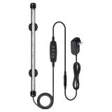 VARMHUS Submersible LED Aquarium Light,Fish Tank Light with Timer Auto On/Off Dimming Function,3 Light Modes Dimmable White-Blue,10 Brightness Levels Optional&3 Levels of timed Loop Function 15