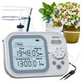 Automatic Plant Waterer Indoor Self Watering System for 15 Potted Plants, Auto Drip Irrigation Kit Programmable Water Timer with Smart Humidity Detection