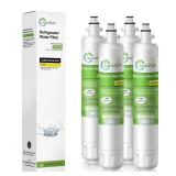 AQUALINK RWF3600A Replacement for GE RPWF, WSG-4, DWF-36, R-3600, MPF15350, OPFG3-RF300, BCF77, Refrigerator Water Filter, 4PACK