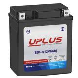UPLUS YTX7L-BS Motorcycle ATV Battery, EB7-3 Maintenance Free 12V 6AH SLA Batteries Snowmobile Scooter AGM Battery, Replacement for YTX7L-4, LTX7L-BS,NTX7L-BS,FTX7L-BS,ETX7L-BS,CTX7L-BS,GTX7L-BS,GSX7L