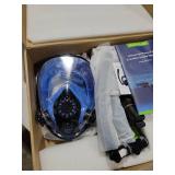 GOYOJO Scuba Tank and Snorkel Mask Combo, 0.5L Green Portable Mini Diving Oxygen Cylinder with 5-10 Mins of Underwater Breathing, Full-face Diving Mask, Underwater Breath System