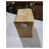 e essco for you 4 Pcs Metal Mesh Fruit Basket with Lid Oval Wire Mesh Storage Basket with Handle 10.2 x 7.7 x 3.9 Inch Stackable Wire Garden Baskets Pantry Organizer for Fruit Vegetable Kitchen, Black