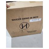 48 inch Saucer Tree Swing for Kids Adult, Larger Flying Swing for Whole Family 700lbs Weight Capacity with Adjustable Hanging Straps