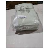 Joywell 100% Blackout Linen Curtains 84 Inch Long for Bedroom 2 Panels Black Out Curtain Room Darkening Drapes for Dining Room Window Back Tab Hook Belt Rod Pocket,52 x 84,Mist Sage