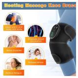 Atlodas Knee Heating Pad, Knee Massager with Heat and Vibration, Heating Pad for Knee, Massage Heated Knee Brace Wrap for Shoulder Elbow Knee, Keep Knee Warmer Stress Relief