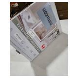 Vanity Mirror with Lights, 17.3" LED Makeup Mirror Detachable 10X Magnification, Smart Touch Control, 3 Color Lighting Modes,360°Rotation Tabletop Make Up Mirror for Bedroom Bathroom