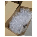 100 Pcs Plastic Martini Glasses 5 oz Disposable Cocktail Glasses Tall Mini Martini Plastic Cups Unbreakable Appetizer Dessert Cups for Margarita Wine Champagne Ice Cream Wedding Party Bar Event