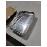 12PCS Stainless Steel 1/8 Sheet Pan, Nonstick Small Cookie Sheet, Small Baking Pans, Toaster Oven Pans, Metal Tray, Stainless Steel Cookie Sheets For Baking, Oven And Dishwasher Safe