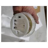 Glass Christmas Tree Gold Small Sparking Xmas Trees with LED Ligthts Decorations Table Top Centerpiece Mantel Window Home Decor