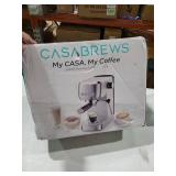 CASABREWS 3700 Essential Espresso Machine 20 Bar, Stainless Steel Cappuccino & Latte Machine with Steam Frother for Home, 43.9oz Water Tank, Coffee Gift for Women & Men, Silver