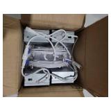 Meconard 4 Pack 4 Inch LED Recessed Ceiling Light with Junction Box, 3000K/4000K/5000K Selectable, 9W=75W 750LM, Dimmable Canless Downlights, ETL and Energy Star Listed