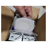 Meconard 4 Pack 4 Inch LED Recessed Ceiling Light with Junction Box, 3000K/4000K/5000K Selectable, 9W=75W 750LM, Dimmable Canless Downlights, ETL and Energy Star Listed