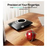 Nulea M512 Wireless Trackball Mouse, Ergonomic 55mm Trackball, 4 Level Adjustable DPI for Precise Control, Left or Right Hand Compatible, Rechargeable, Multi-Device Bluetooth & 2.4GHz for PC, Laptop