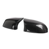 BILLDIO Side Mirror Caps Carbon Fiber Rearview Compatible with 2014-2018 X3 F25 X4 F26 X5 F15 X6 F16