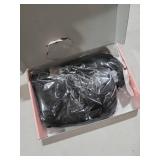 SEIKEA Ponytail Extensions Drawstring Long Straight Fake Pony Tail Natural Soft Clip in Hair Extension Synthetic Heat Resistant Hairpiece 20 Inch Black