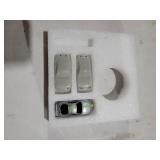 FLYCOLOR Turbo 1/76 Scale Mini RC Car with 2.4G Remote contorl Classic LED Lights Full Proportional Vehicles Models (C73-Grey)