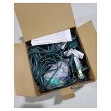 C7 Vintage Christmas Lights, 25Ft Ceramic Multicolor Christmas String Lights with 27 5W Glass Bulbs, Waterproof Connectable Christmas Decorations for House Roofline Backyard Wedding Holiday Party