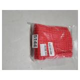 Softalker Throw Pillow Covers 16x16 Inch, Set of 2, Soft Corduroy Boho Stripe Decorative Pillow Cover, Couch Fluffy Pillow Cover for Farmhouse Home Decor Bed Living Room, Red