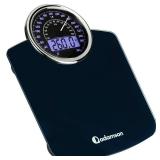 Adamson Hybrid 2-in-1 Analog & Digital Weighing Scale for Body Weight up to 400lbs - Thick Tempered Glass - Extra Large Display - Easy to Read Digital Bathroom Scale - New