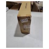 Set of 2 Light Pink Shagreen Decorative Boxes with Black Metal Handles, Faux Leather Nesting Decor Storage Boxes with Lid, Modern Keepsake Box, Stacking Jewelry Memory and Photo Box for Home Decor