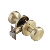 NCSEN Gold Door Knob Interior, Heavy Duty Door Knob with Lock, Pismo Doorknobs for Bath and Bedroom