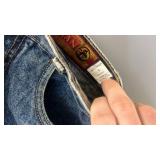 Womens Lawman Western Side Button Jeans Size 7