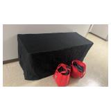 Bundle of 12 Fitted Table Clothes For 8ft & 6ft Folding Tables - 8 6ft & 4 8ft - All Polyester (TABLE NOT INCLUDED)