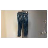 Maurices Distressed Jeans with Decorative Stitching Womens 11/12