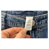 Maurices Distressed Jeans with Decorative Stitching Womens 11/12