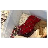 96 Qt Tote No Lid Full of Embroidery/Stitching/Patterns & More - Winner Takes All