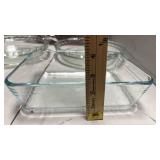 Pyrex Bakeware Set - Glass Pie Plates and Square Dishes