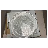 Bundle of 3 Bianca Crystal Clear Glass Plates