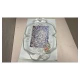 Bundle of 3 Bianca Crystal Clear Glass Plates