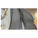 Womens Wrangler Western Denim Vest with Plaid Details - Unaware of The Size Measurements in The Pictures