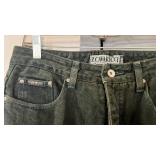 Z. Cavaricci Off Black Denim Jeans Womens Size 30