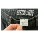 Z. Cavaricci Off Black Denim Jeans Womens Size 30