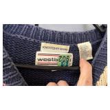 Westbound American Flag Pattern Sweater Womens Medium