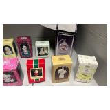 Precious Moments Christmas Ornaments Figurine Collection - Multiple Boxed Items