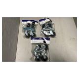 2 Inch Swivel Casters - 4 Pack Set Bundle of 3