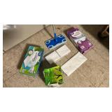 Deep Cleaning Flat Mop with Disposable Pads Set (Wet Mopping Cloths Are New - Mop Pads Has 11of12)