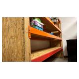 Heavy Duty Shelving Unit Made With Pallet Racking - This Thing Is Very Heavy - Extra Help Needed (Approximately 9ft x 2ft x 6ft) - See Pictures For Exact Measurements (CONTENTS ON SHELF NOT INCLUDED)