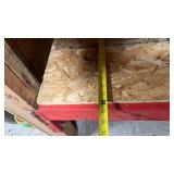 Heavy Duty Shelving Unit Made With Pallet Racking - This Thing Is Very Heavy - Extra Help Needed (Approximately 9ft x 2ft x 6ft) - See Pictures For Exact Measurements (CONTENTS ON SHELF NOT INCLUDED)