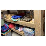 Heavy Duty Custom Wood Storage Shelving Unit - Not as Heavy As The Pallet Racking Ones But Help Is Still Recommended (Approximately 6ft x 2ft x 6ft) - See Pictures For Exact Measurements (CONTENTS ON 