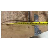 Heavy Duty Wooden Shelf (Approximately 8ft x  2ft x 6ft) - See Pictures For Exact Measurements - Extra Help Will Be Needed