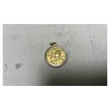 2012 Native American Sacagawea Dollar Coin Pendant