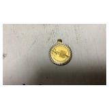 2012 Native American Sacagawea Dollar Coin Pendant